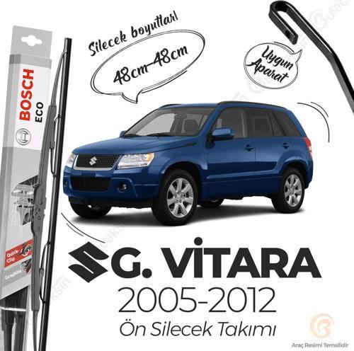 Suzuki Grand Vitara Ön Silecek Takımı (2005-2012) Bosch ECO