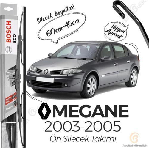 ECO Renault Megane 2 2003 - 2005 Ön Silecek Takımı