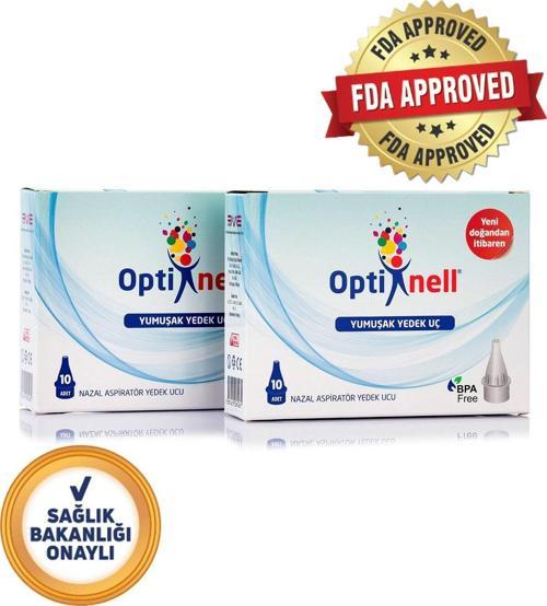 Optinell 2 Kutu Nazal Burun Aspiratörü Yedek Uç Uyumlu
