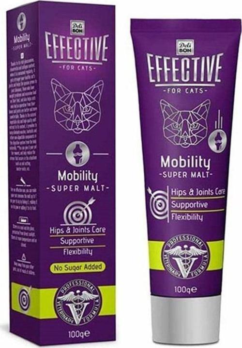 Effective Mobility Malt Katkılı Eklem ve Kas Sağlığı Kedi Macunu 100 gr