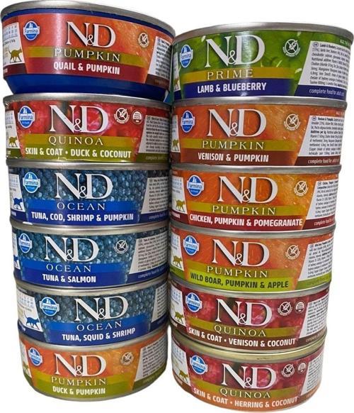 Konserve Yetişkin Kedi Maması Yaş Kedi Maması Karışık Paket 12x85gr