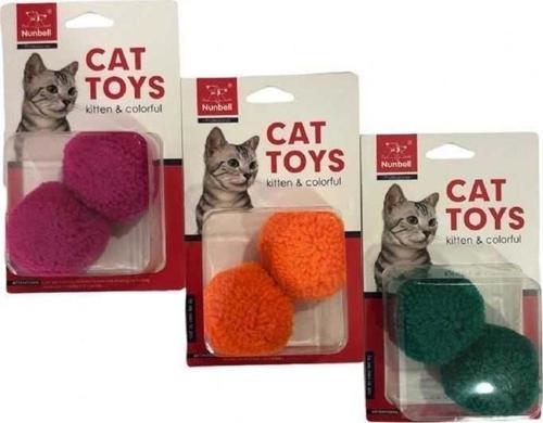 Kedi Oyuncağı Zilli Top 2 Li