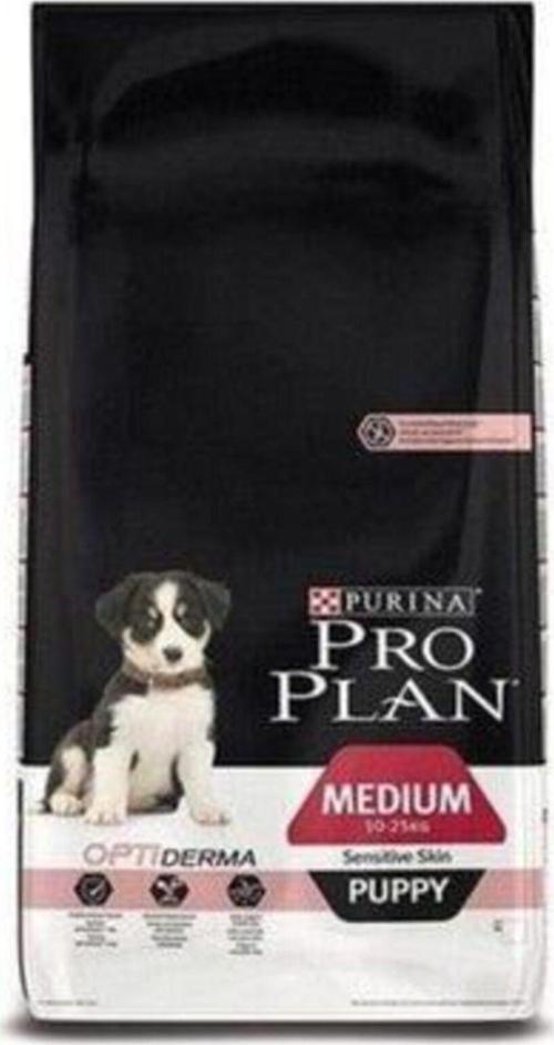 Puppy Medium Sensitive Skin Somonlu Orta Irk Yavru Köpek Maması 12 Kg