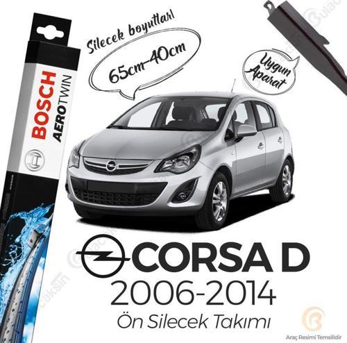 Opel Corsa D Muz Silecek Takımı (2006-2014) Bosch Aerotwin