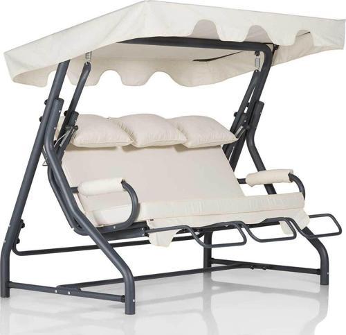 Salvia 3 Kişilik Bahçe Balkon Teras Salıncağı