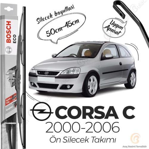 Opel Corsa C Silecek Takımı (2000-2006) Bosch ECO