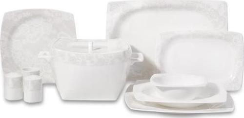 Bone SeL. 60 Parça Yemek Takımı (Kare) A8430