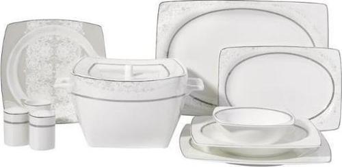 Bone SeL. 60 Parça Yemek Takımı (Kare) A8437