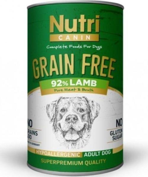 Nutrı Canın Kuzu Etlı Konserve Mama 400gr X 3 Yetıskın
