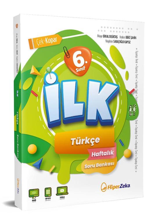 Hiper Zeka Yayınları 6. Sınıf Türkçe İlk Haftalık Soru Bankası