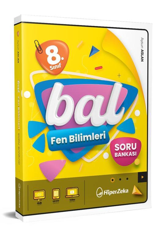 Hiper Zeka Yayınları 8. Sınıf Fen Bilimleri Bal Soru Bankası