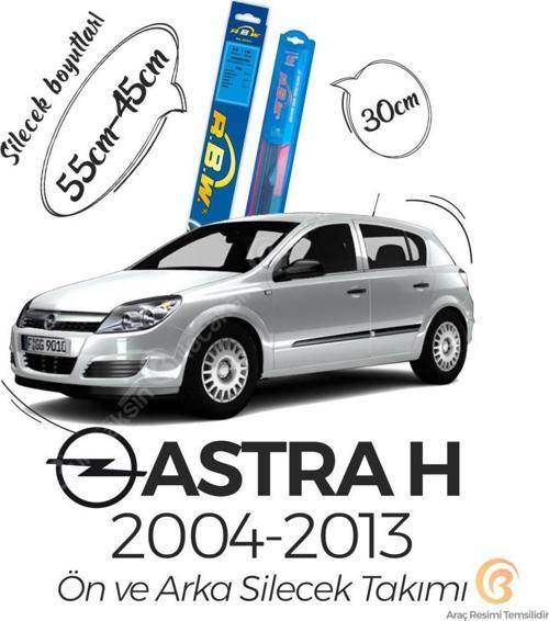 Ön ve Arka Silecek Seti Opel Astra H 2004-2013 ile uyumlu