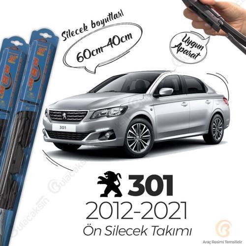Hybrid Ön Silecek Takımı Peugeot 301 2012-2021 ile uyumlu