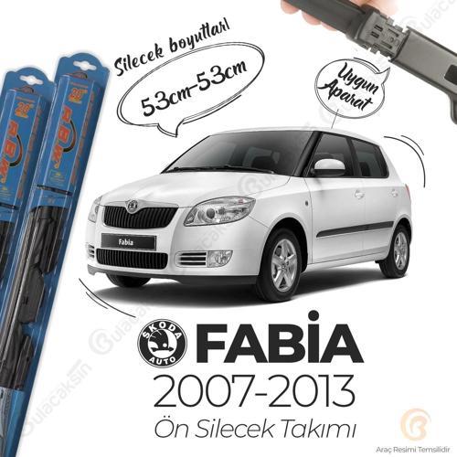 Hybrid Ön Silecek Takımı Skoda Fabia 2007-2013 ile uyumlu