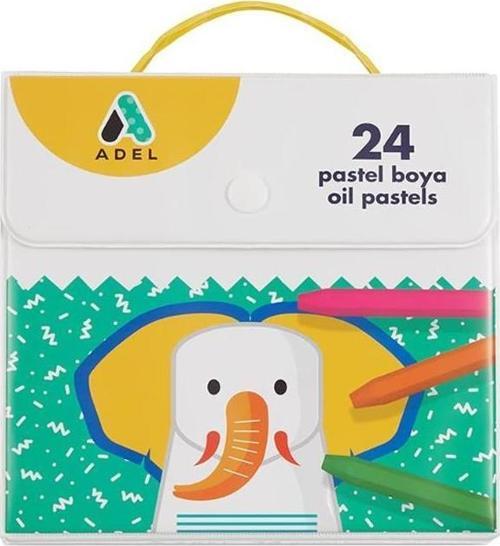24 Renk Çantalı Pastel Boya