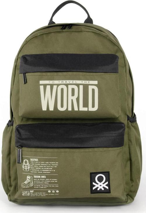 "The World" Okul Sırt Çantası Hâki / 03825