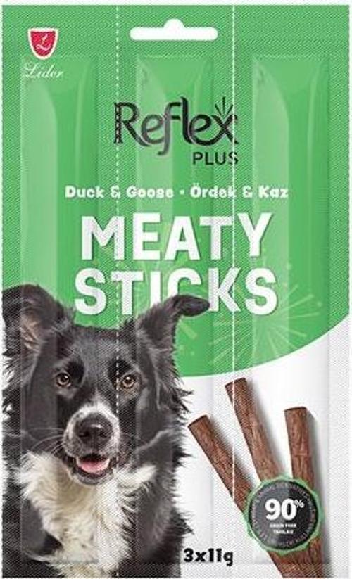 Meaty Sticks Ördek ve Kaz Etli Tahılsız Köpek Ödül Çubuğu 3x11 Gr