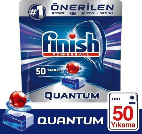 Bulaşık Makinesi Deterjanı Quantum Tablet 50'Li
