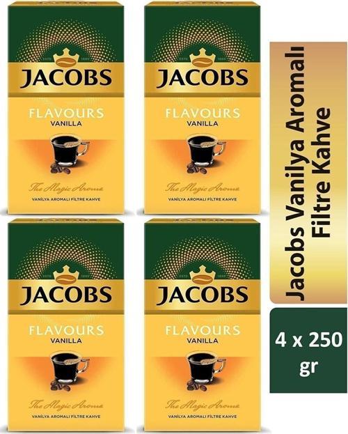 Vanilya Aromalı Filtre Kahve 250 Gr X 4 Adet