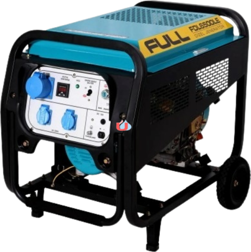 Jeneratör FDL 6500LE Motor Dizel - İpli / Marşlı (220V Monofaze)