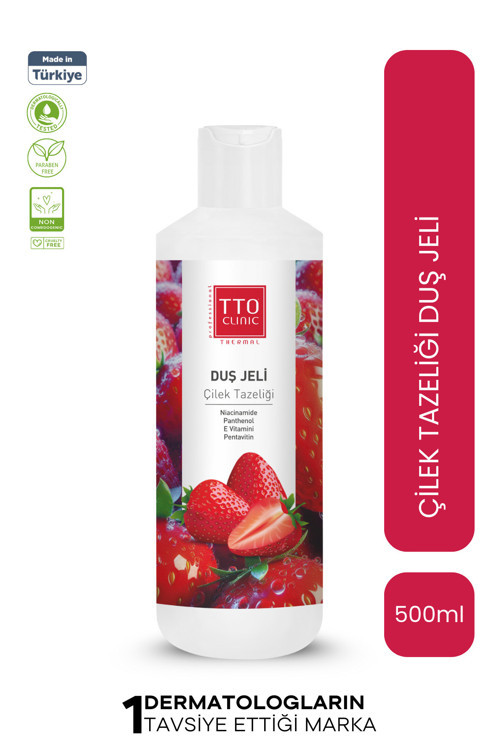 CLINIC DUŞ JELİ - ÇİLEK TAZELİĞİ 500 ML