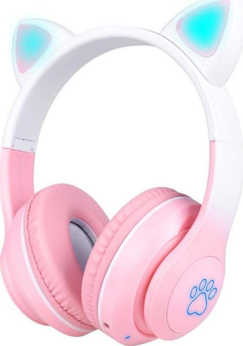STN-28 Pro Kedi Kulaklı Tasarımlı RGB Işıklı Bluetooth Kulaklık