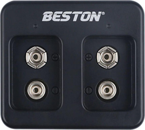 9 Volt Pil Şarj BESTON M7005 SİYAH 2X9 VOLT PİL ŞARJ CİHAZI