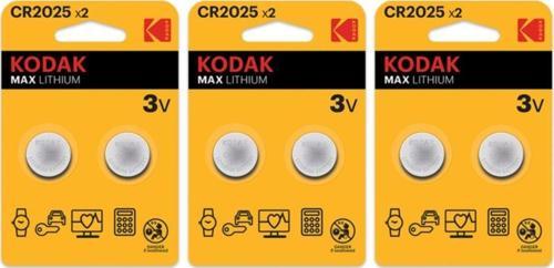 (2x3) 6 Adet Cr2025 Ultra Lityum Para Pil - Ekonomik Paket
