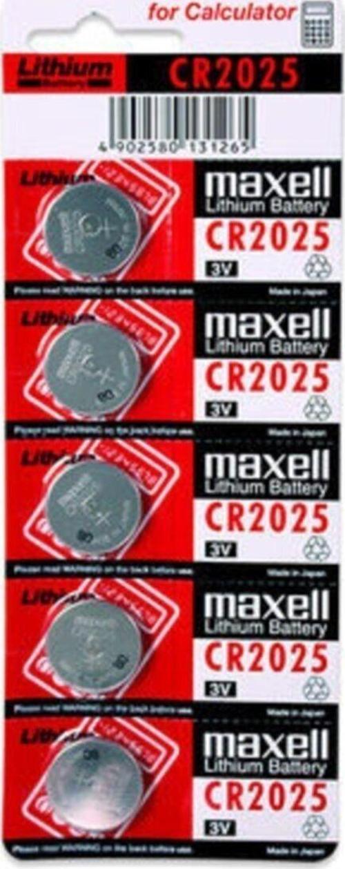 Cr2025 3v Lityum Pil 5'li Paket Cr 2025