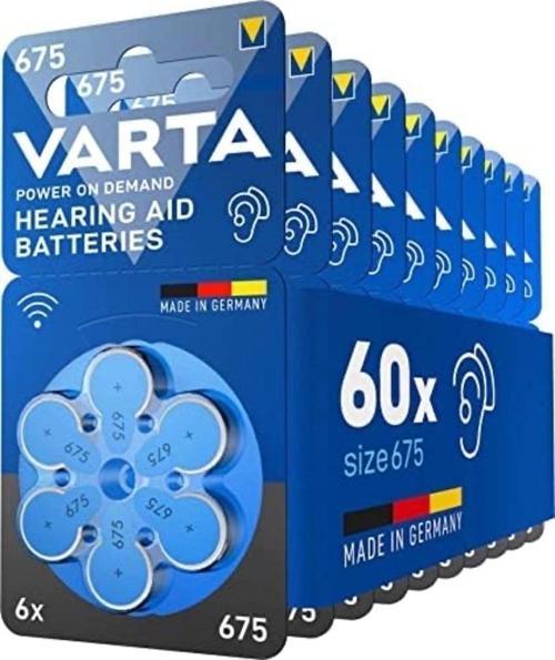 675 Numara Işitme Cihazı Pili (60 ADET - 10 PAKET)