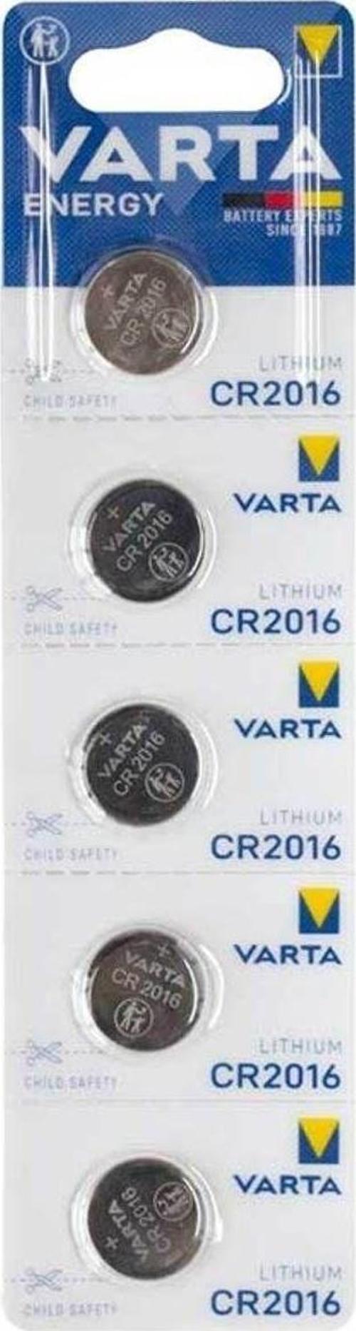 VARTA CR2016 LİTYUM PİL (5Lİ PAKET FİYATI)