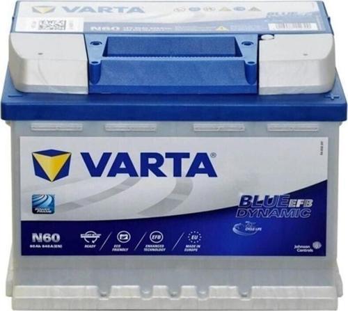 Varta N60 12v60ahefb Akü (805 000 74) - Eski Akü İadesiz