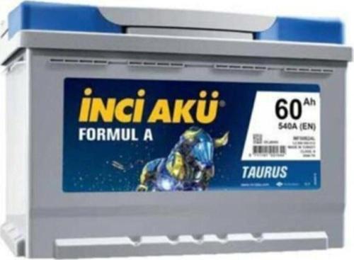12v 60ah 540a Formul A Oto Aküsü