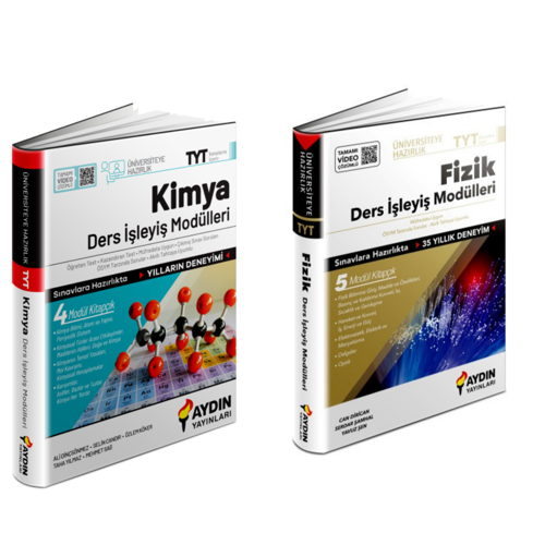 Aydın Yayınları    Tyt Kimya & Fizik  Ders İşleyiş Modülülleri
