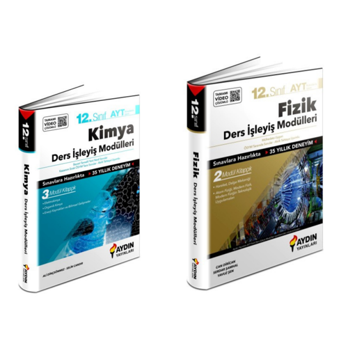 Aydın Yayınları  12.sınıf Ayt Fizik  &  Kimya Ders İşleyiş Modülleri