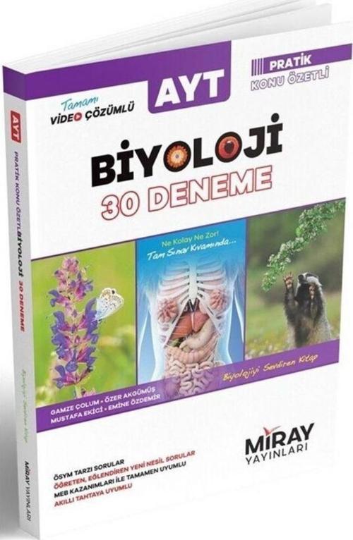 Miray Ayt Biyoloji 30 Deneme
