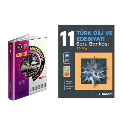 Miray Yayınları 11.sınıf Matematik    & Tudem  11.sınıf Türk Dili Ve Edebiyatı   Soru Bankası
