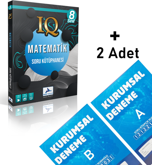 Paraf 8.sınıf Iq Matematik Soru Kütüphanesi 2 Adet Kurumsal Deneme