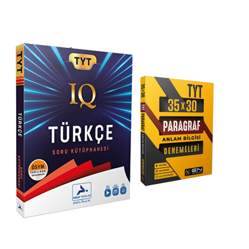 Paraf Tyt Iq Türkçe Soru Kütüphanesi & Paragraf Deneme