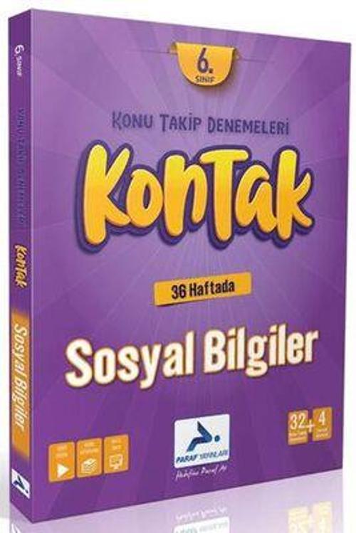 Paraf Yayınları 6. Sınıf Kontak Sosyal Bilgiler Denemeleri