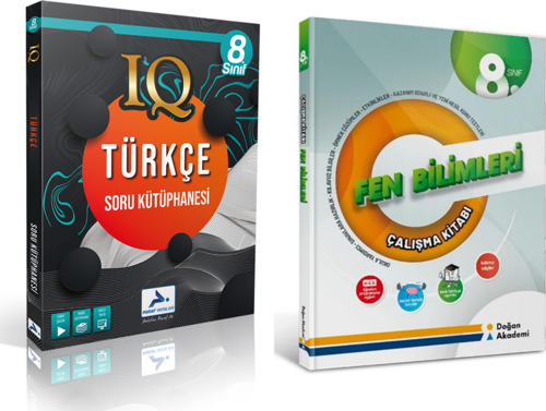 Paraf Yayınları Iq 8.sınıf Türkçe  &  Fen Bilimleri Çalışma Kitabı