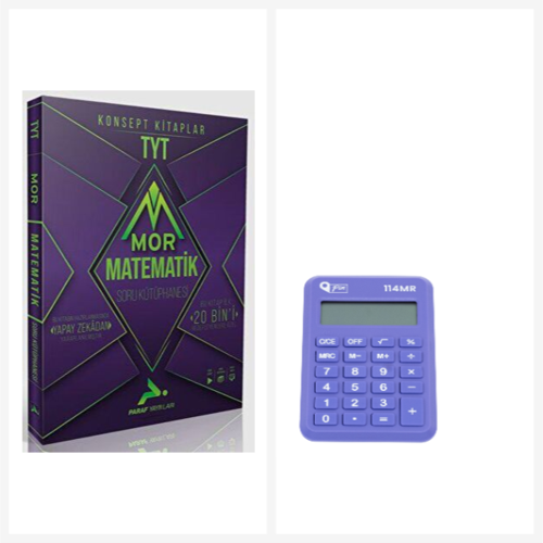 Paraf Yayınları Paraf Tyt Mor Matematik Soru Kütüphanesi & Pin Cep Hesap Makinesı
