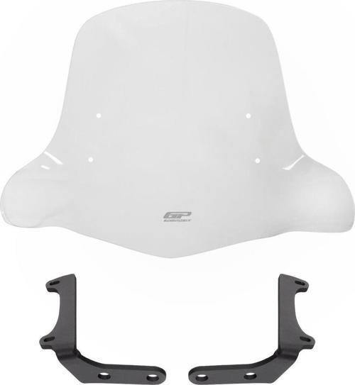 Sym Xpro 125 2018-2024 Uyumlu Elcikli Ön Cam Şeffaf 48 Cm