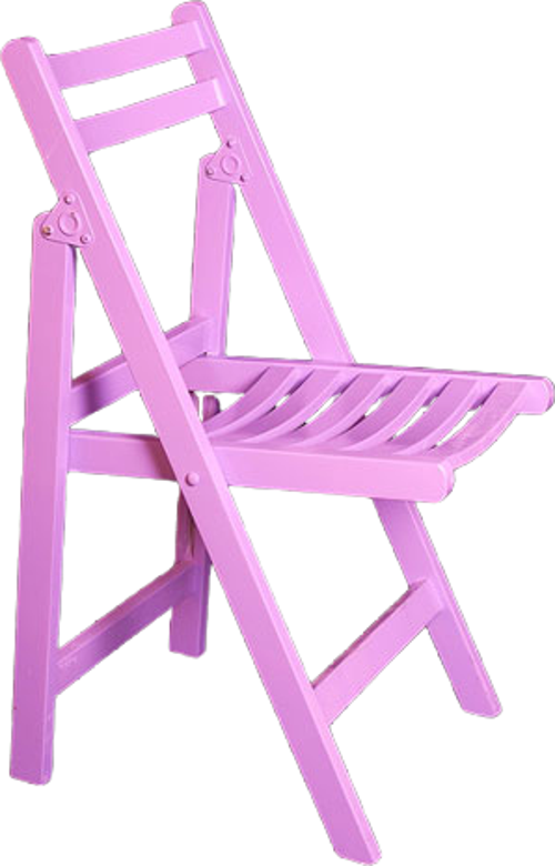 Sandalye 13784 KATLANIR Az yer işgal eder araç bagaj Kayın ayak Parlak Lilac Ürün