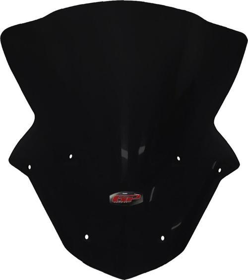 Kawasaki Zx-10R 2011-2015 Uyumlu Ön Cam Siyah 40 Cm