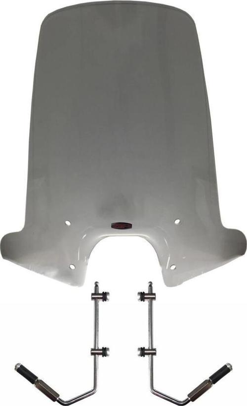 Vespa Primavera Universal Uyumlu Ön Tur Camı Füme 74 Cm
