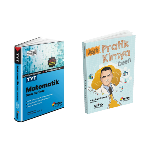Aydın Yayınları  Tyt  Matematik & Ayt Pratik Kimya Cep Özeti