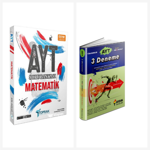 Toprak Ayt Matematik Soru Bankası & Aydın Ayt 3 Deneme