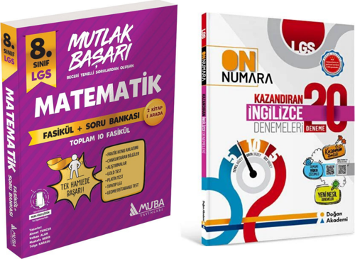 Muba Yayınları 8.sınıf Mutlak Başarı Matematik Fasikül & Doğan Akademi Lgs On Numara Kazandıran İngi