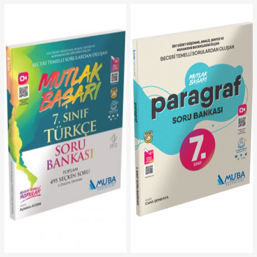 Muba Yayınları Mutlak Başarı 7.sınıf Türkçe & Parağraf Soru Bankası